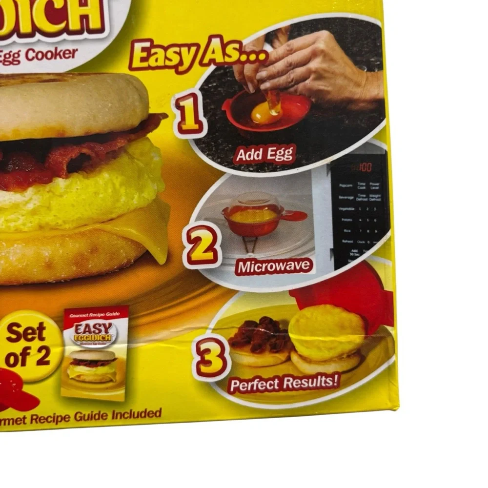 Brand new in Box‎ Easy Eggwich Microwave Egg Cookers 2 in Box